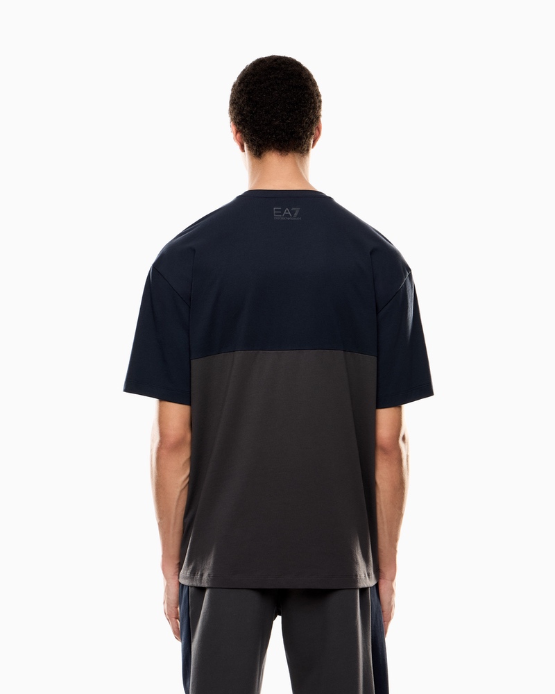 Tricou EA7 TRAIN ATHLETIC COLOUR BLOCK M TEE SS - 1 | YEO