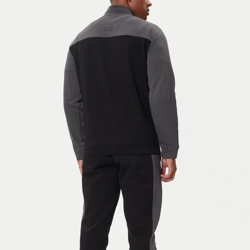 Trening EA7 TRAIN ATHLETIC COLOUR BLOCK M T-SUIT FZ CH COPL - 1 | YEO