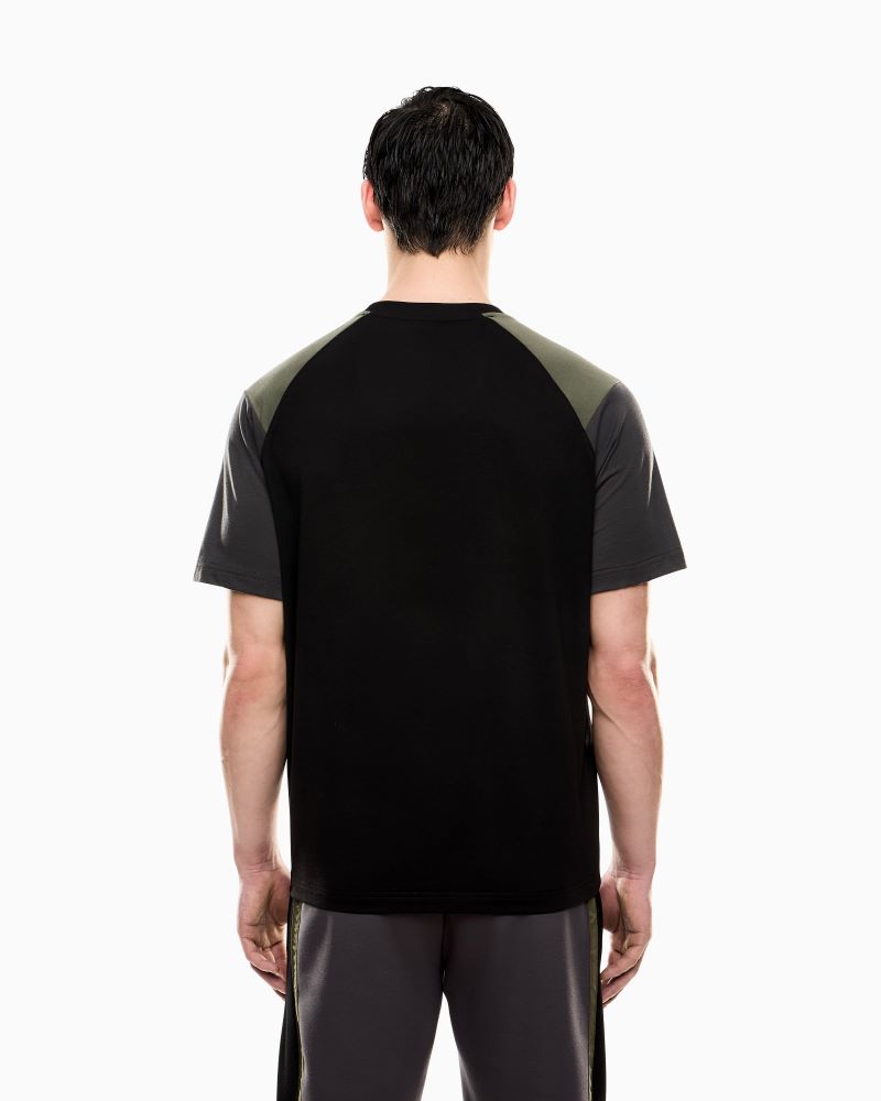 Tricou EA7 TRAIN ATHLETIC COLOUR BLOCK M TEE SS 2 - 1 | YEO