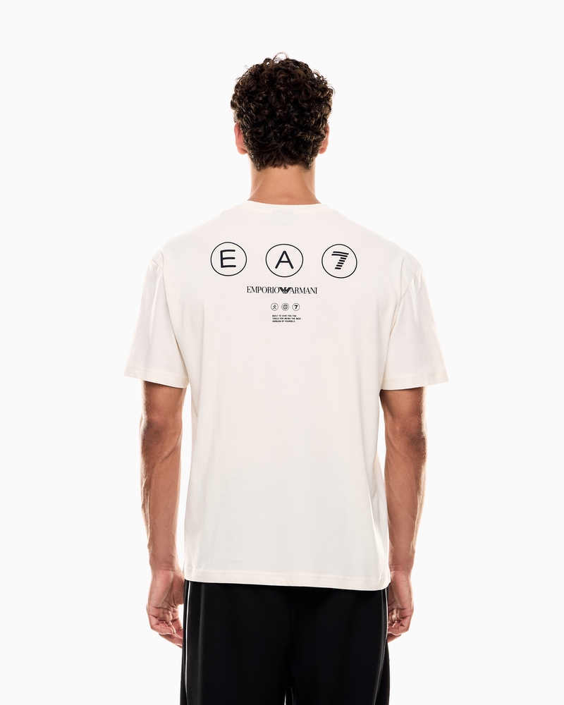 Tricou EA7 TRAIN LOGO SERIES M TEE SS WRITINGS - 1 | YEO