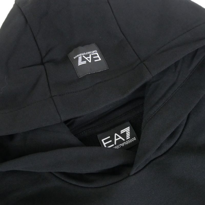 Hanorac EA7 TRAIN LOGO SERIES M  HOODIE RN COFT WRITINGS
