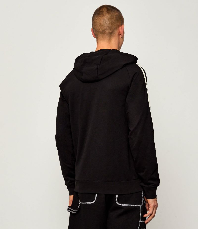 Bluza cu fermoar EA7 TRAIN LOGO SERIES M TAPE HOODIE FZ