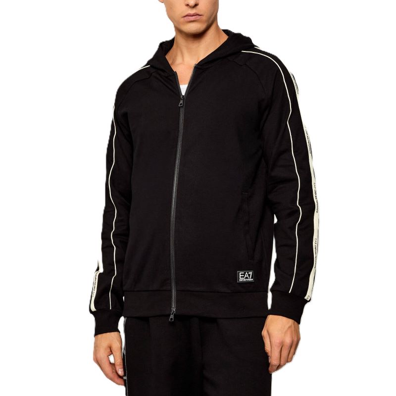 Bluza cu fermoar EA7 TRAIN LOGO SERIES M TAPE HOODIE FZ Bluza cu fermoar EA7 TRAIN LOGO SERIES M TAPE HOODIE FZ