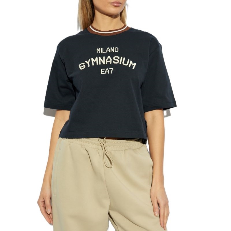 Tricou EA7 W CROP TEE SS