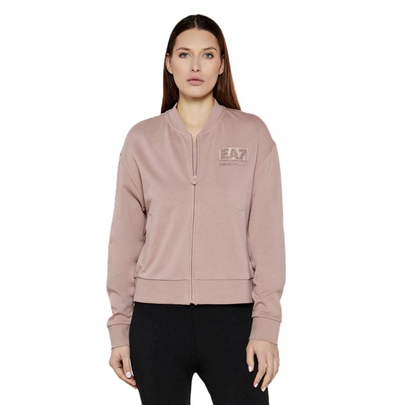 Bluza cu fermoar EA7 W T-TOP FZ CRYSTAL Bluza cu fermoar EA7 W T-TOP FZ CRYSTAL