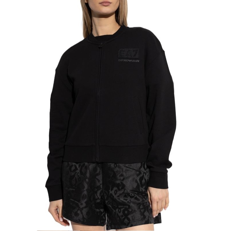 Bluza cu fermoar EA7 W T-TOP FZ CRYSTAL