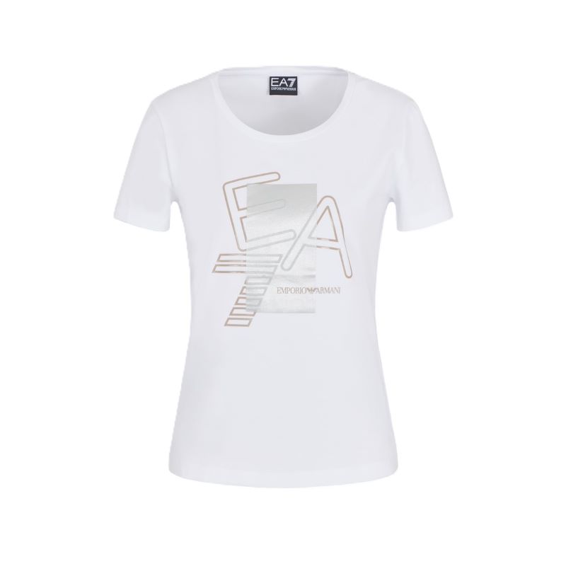 Tricou EA7 W TEE SS BOX LOGO CROSSOVER