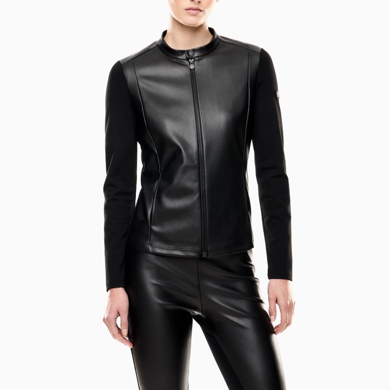 Bluza cu fermoar EA7 TRAIN WINTER MIX W T-TOP FZ MIX MATERIAL