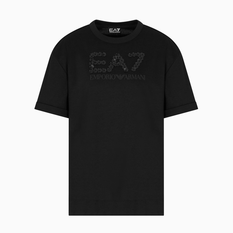 Tricou EA7 TRAIN LOGO SERIES W TEE SS CRYSTAL - 2 | YEO