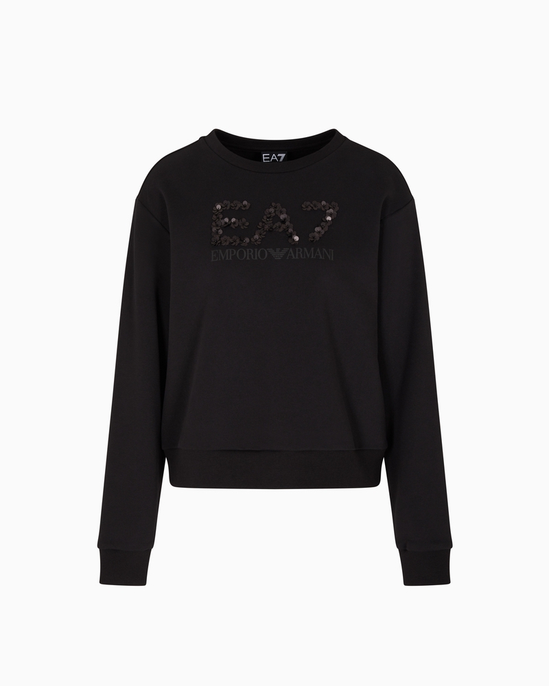 Bluza EA7 TRAIN LOGO SERIES W T-TOP CN CRYSTAL