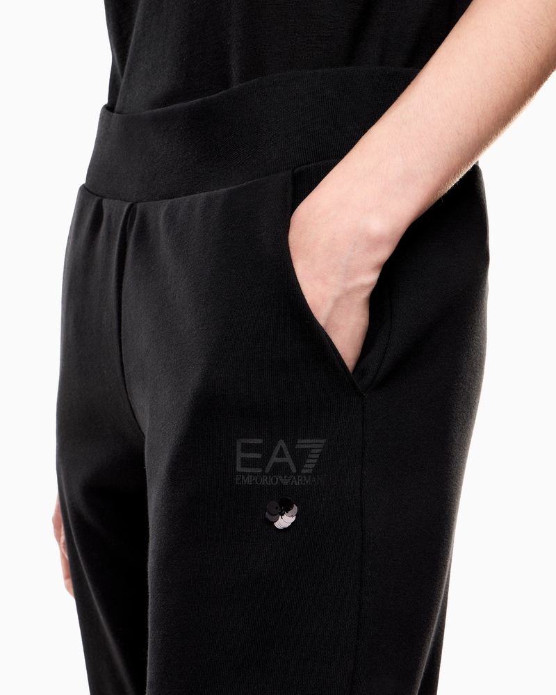 Pantaloni EA7 TRAIN LOGO SERIES W PANTS CRYSTAL