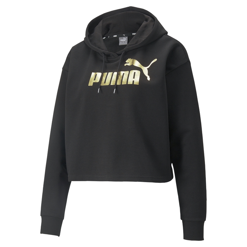 Hanorac puma ess+ cropped metallic hoodie