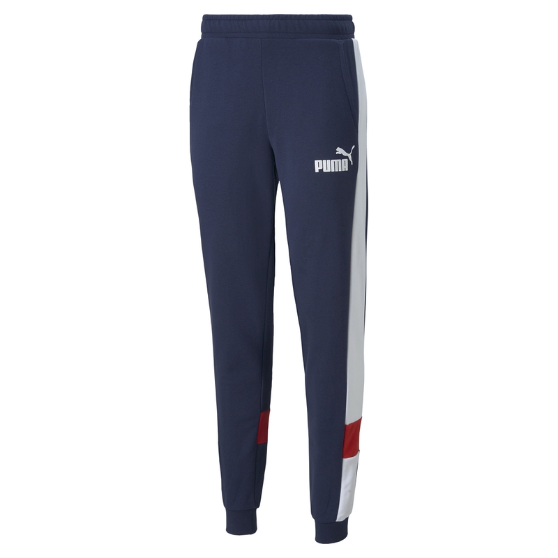 Pantaloni puma ess+ colorblock pants