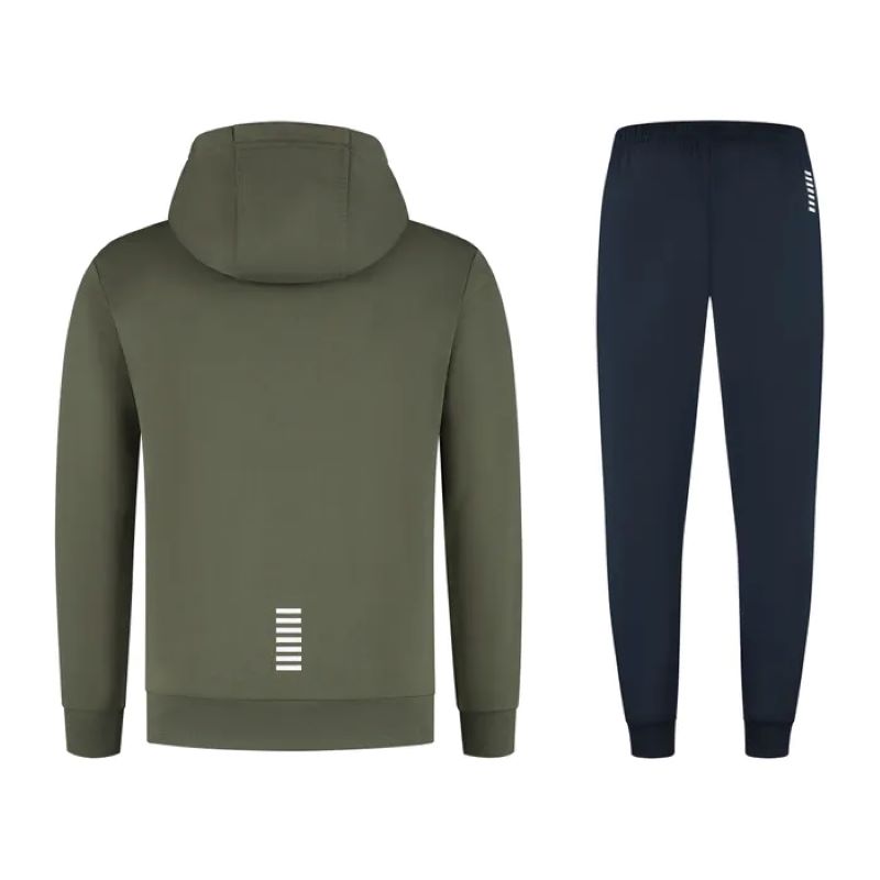 Trening EA7 M T-SUIT HOODIE FZ CH COFT