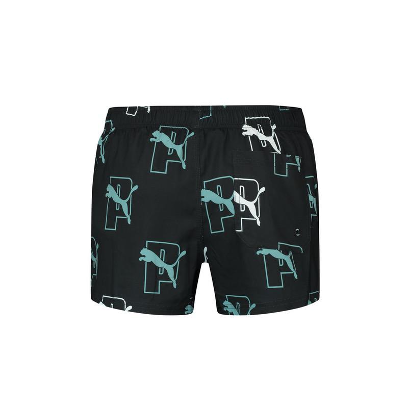 Sort De Baie Puma PRINT CAT logo short