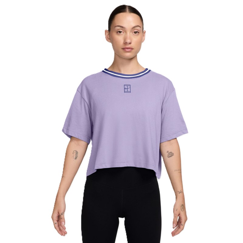 Tricou Nike W NK DF HERITAGE SS CROP TEE Tricou Nike W NK DF HERITAGE SS CROP TEE