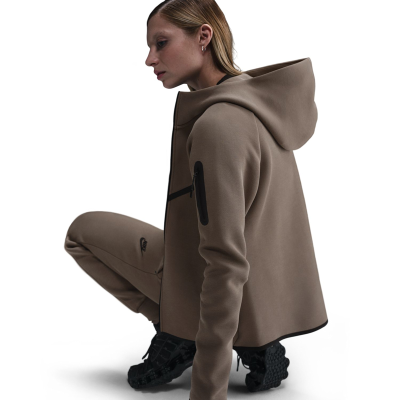 Bluza cu fermoar Nike W NSW TCH FLC WR FZ HDY 2