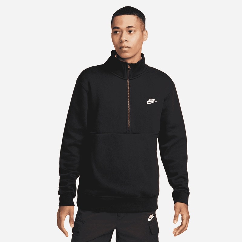 Poze Bluza Nike M Nsw Club bb half zip top various-brands.ro