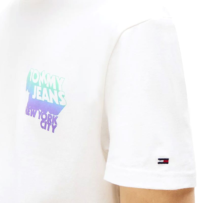 Tricou Tommy Hilfiger TJM REG STACK BACKPRINT TEEEXT