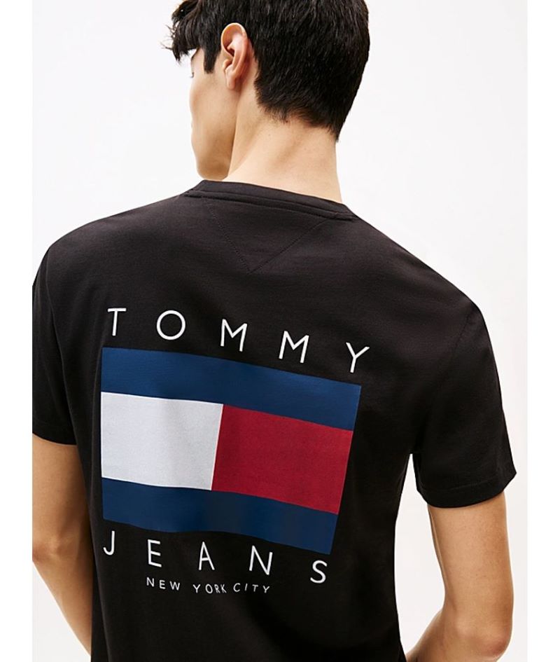 Tricou Tommy Hilfiger TJM REG FLAG GRAPH BCKPRNTT EXT