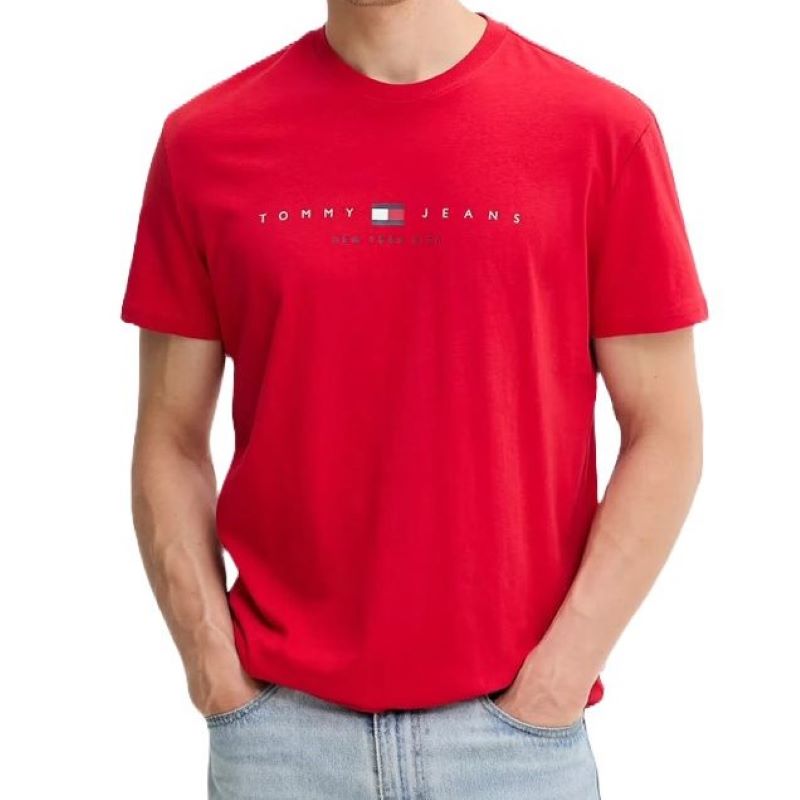 Tricou Tommy Hilfiger TJM REG FLAG LINEAR SS TEEEXT