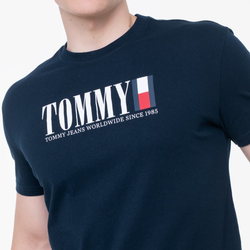 Tricou Tommy Hilfiger TJM REG TOMMY DNA FLAG TEEEXT