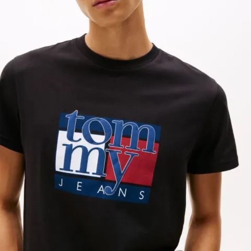 Tricou Tommy Hilfiger TJM SLIM RWB FLAG TEE EXT