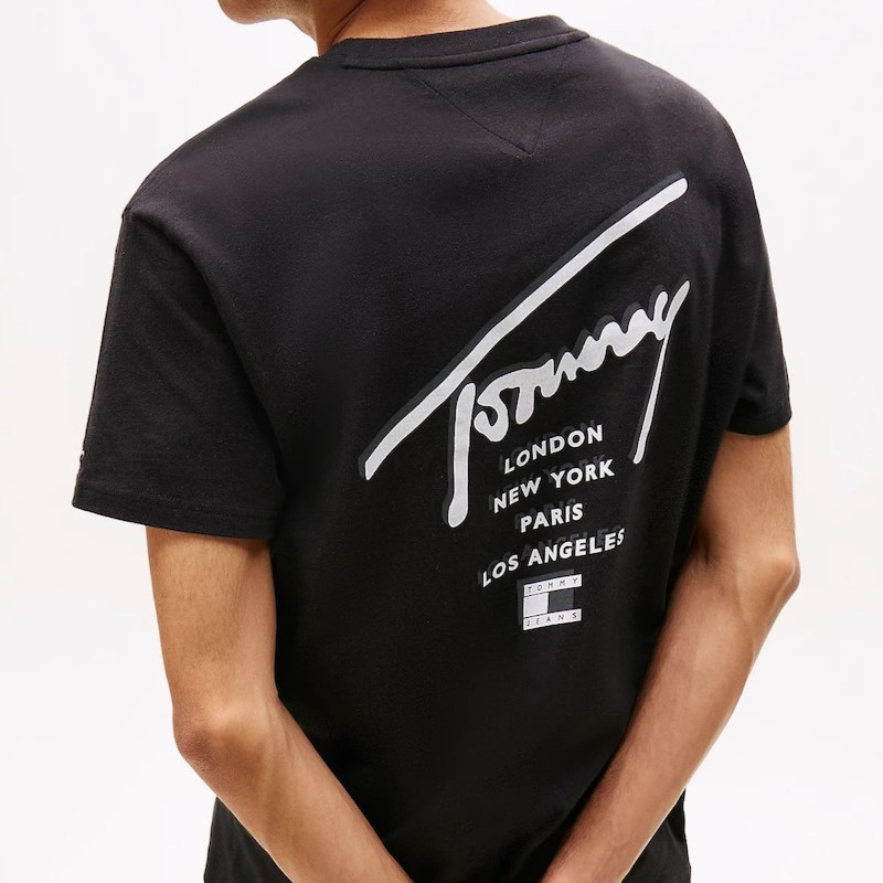 Tricou Tommy Hilfiger TJM REG SIGN CITY TEE EXT