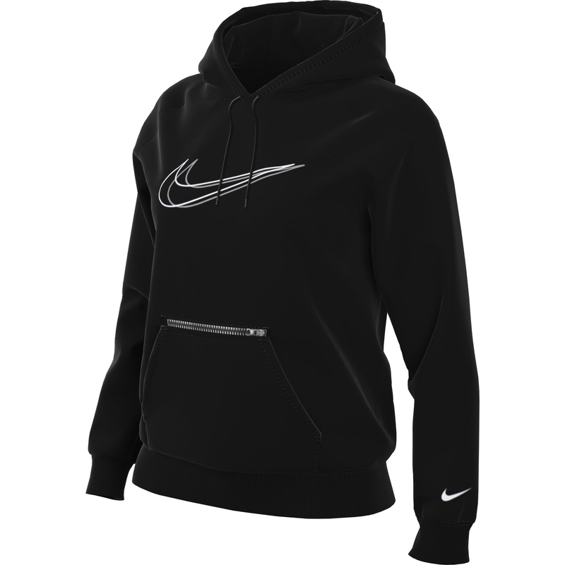 Hanorac nike w nsw po hoodie os bb flc prnt