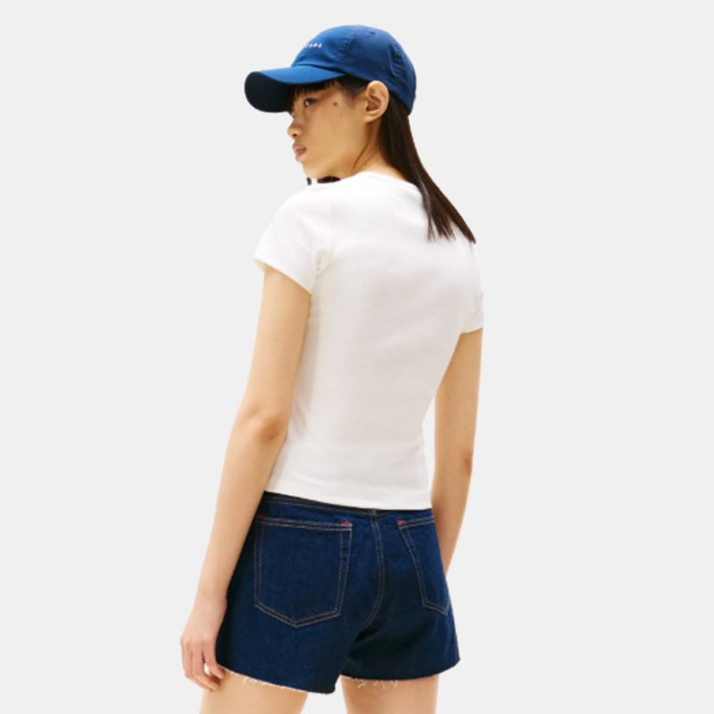 Tricou Tommy Hilfiger TJW SLIM BADGE RIB TEE - 1 | YEO
