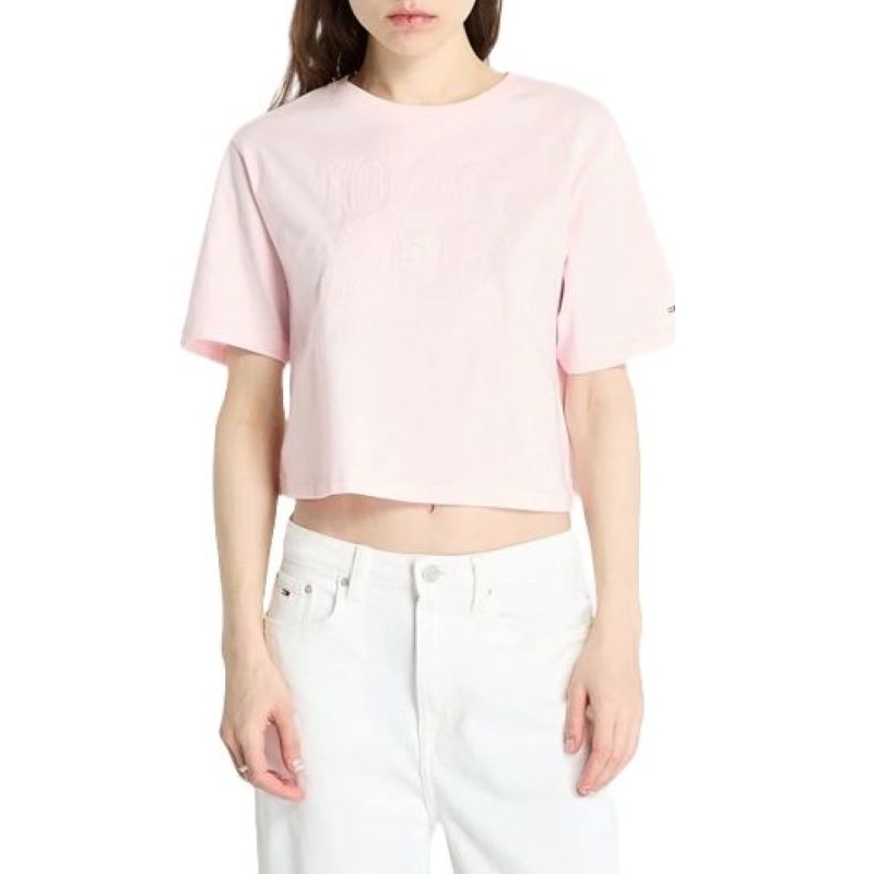 Tricou Tommy Hilfiger TJW RLX SH TONAL CRESTTEE