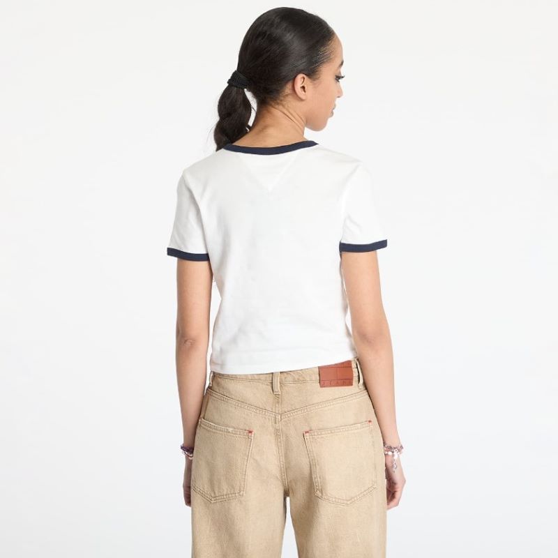 Tricou Tommy Hilfiger TJW SLIM SH SCRIPT RINGRTEE EXT - 1 | YEO