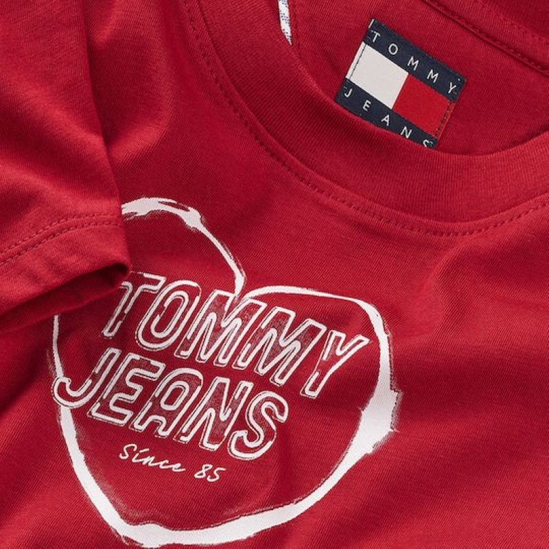 Tricou Tommy Hilfiger TJW SLIM SH HEART TEE