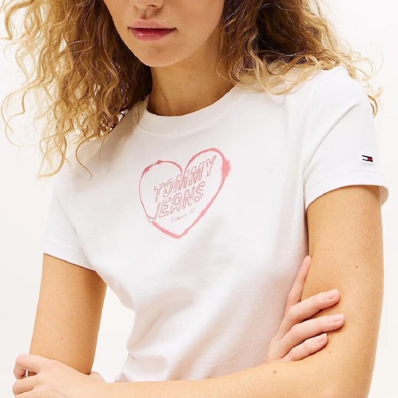 Tricou Tommy Hilfiger TJW SLIM SH HEART TEE - 1 | YEO