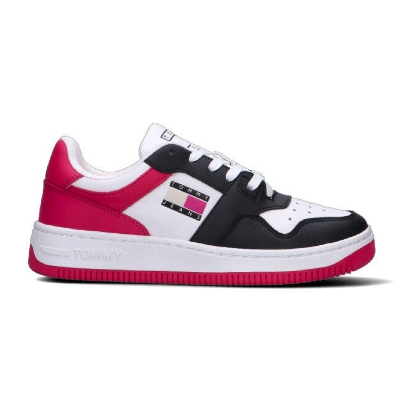 Pantofi Sport Tommy Hilfiger TJW RETRO BASKET LEATHER