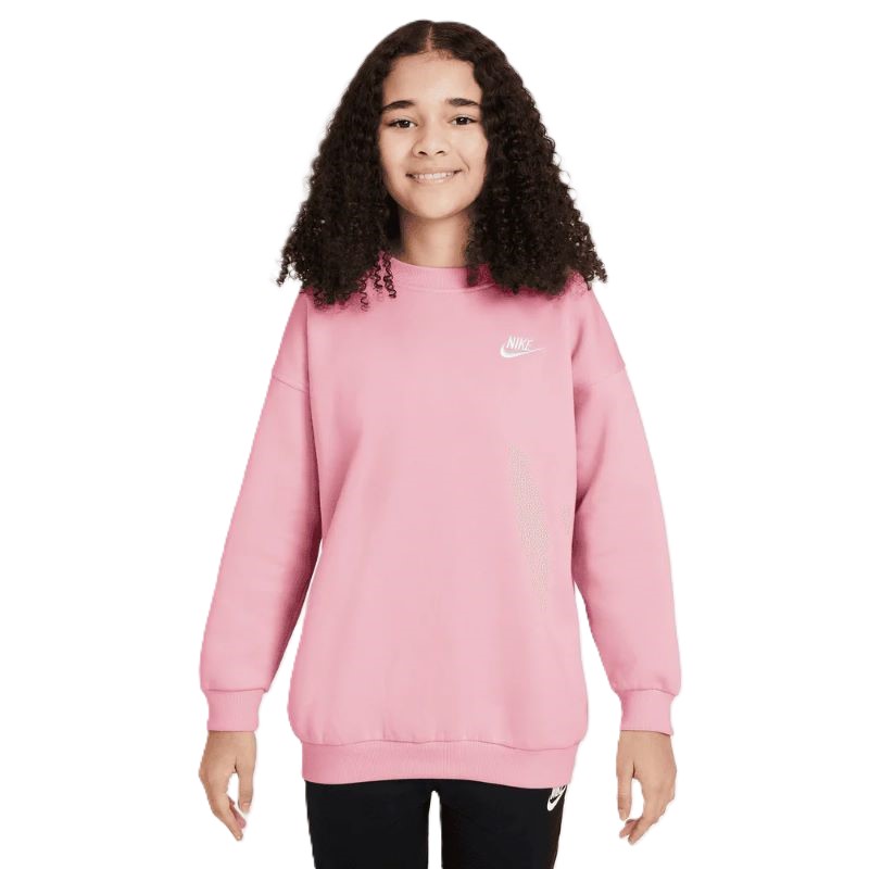 Bluza Nike G NSW CLUB FLC OVRSZD CREW LBR