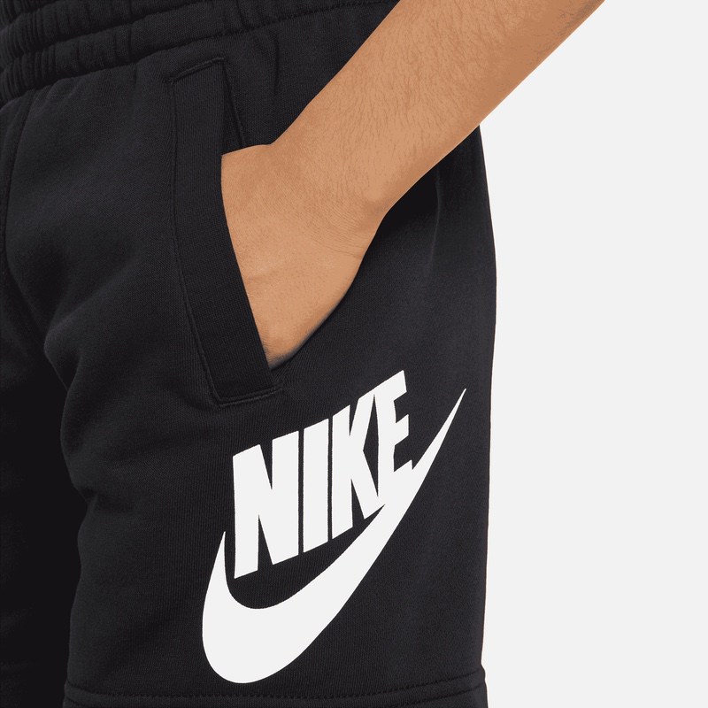 Sort Nike K NSW CLUB FT SHORT HBR