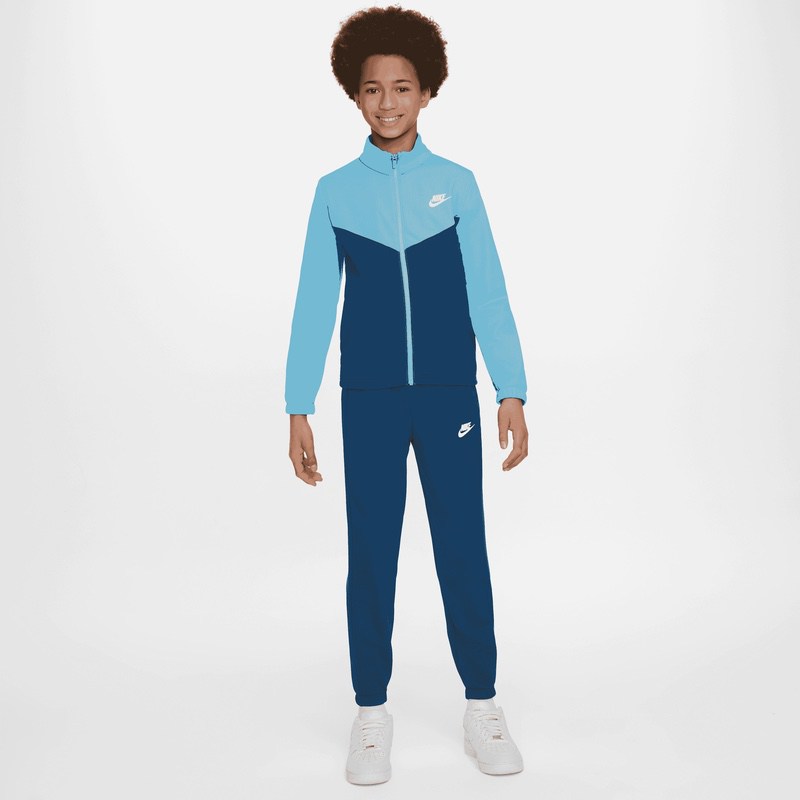 Trening Nike K NSW tracksuit Poly FullZip HBR