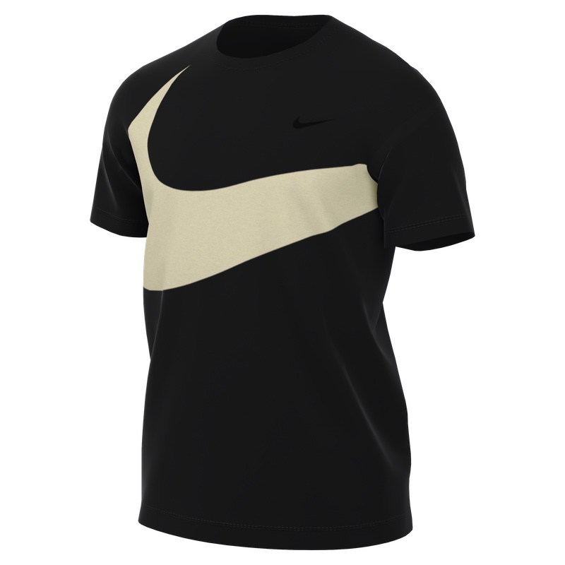 Nike Big Swoosh T Shirt Nike 90s Vintage Custom Black Swoosh Logo