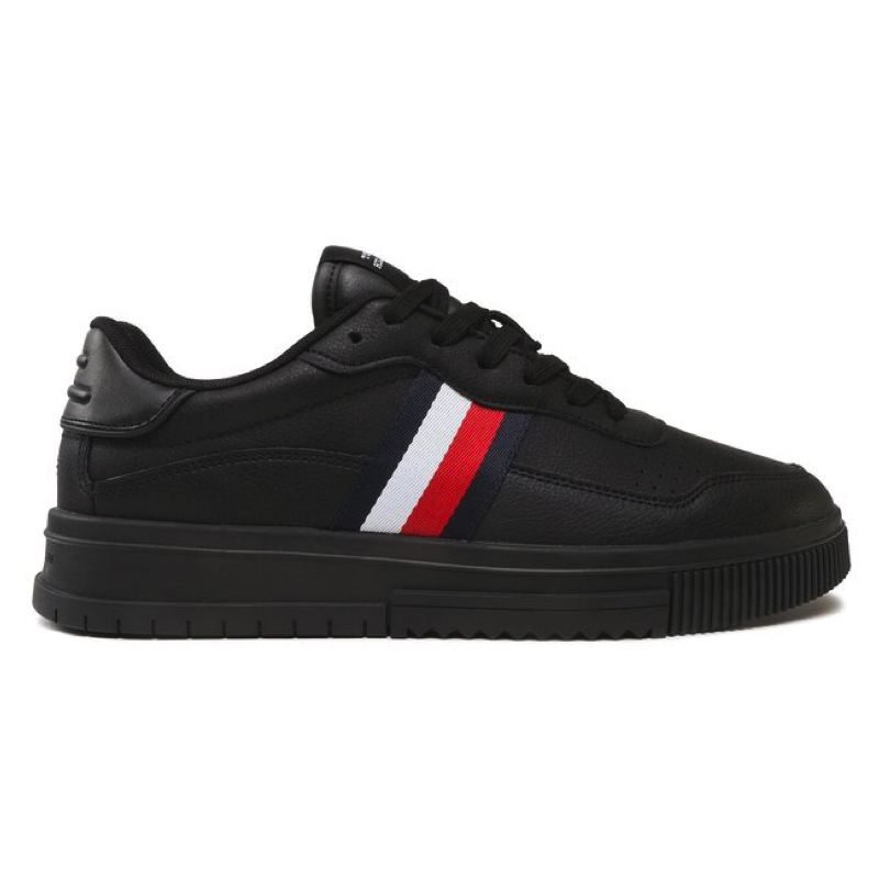 Pantofi Sport Tommy Hilfiger SUPERCUP leather STRIPES