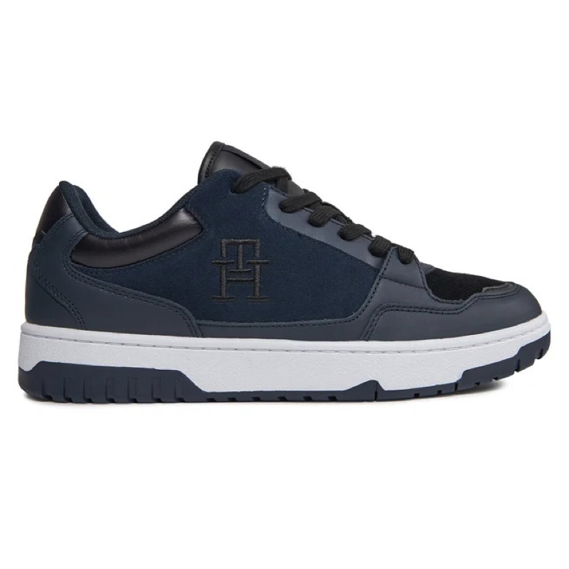 Pantofi sport Tommy Hilfiger TH Basket Street suede mix