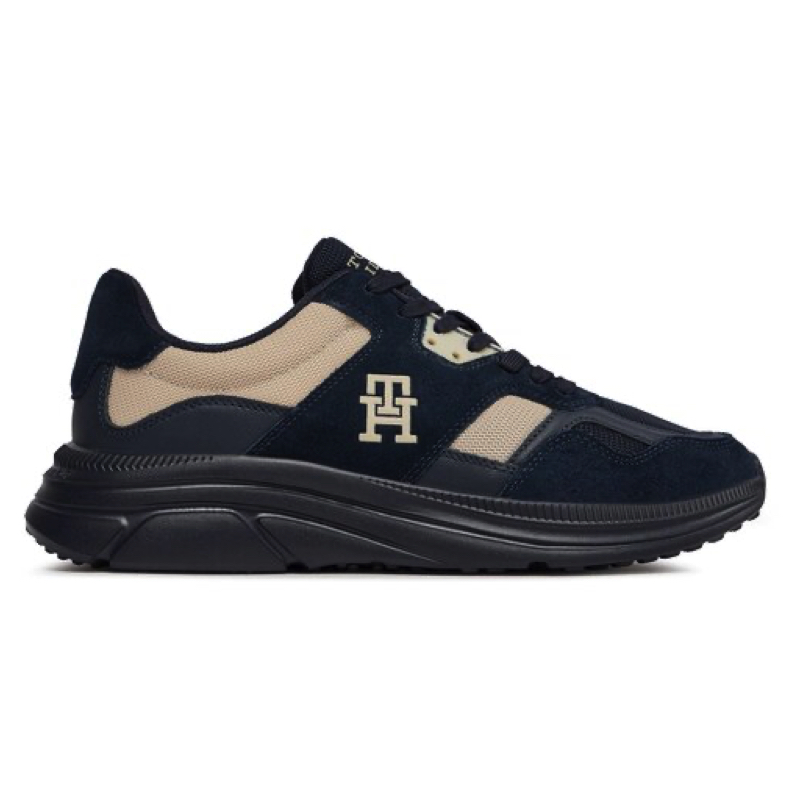 Pantofi Sport Tommy Hilfiger MODERN Runner leather Mix