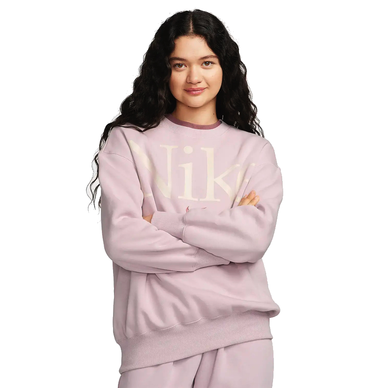 Bluza Nike W Nsw PHNX fleece OS logo crew