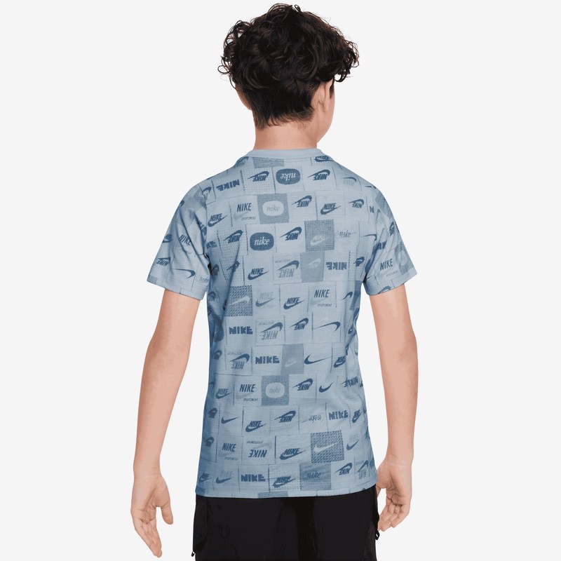 Poze Tricou Nike K NSW TEE CLUB SSNL AOP HBR various-brands.ro