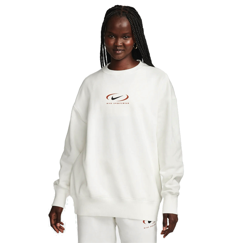 Bluza Nike W Nsw PHNX fleece OS crew print SW