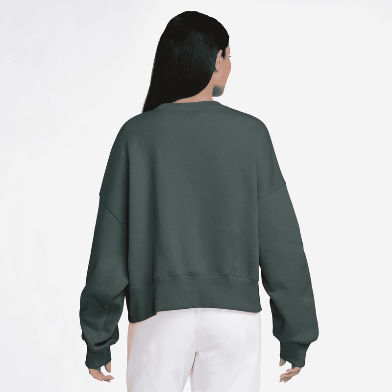 Bluza Nike W NSW PHNX FLC OOS LOGO CREW - 1 | YEO