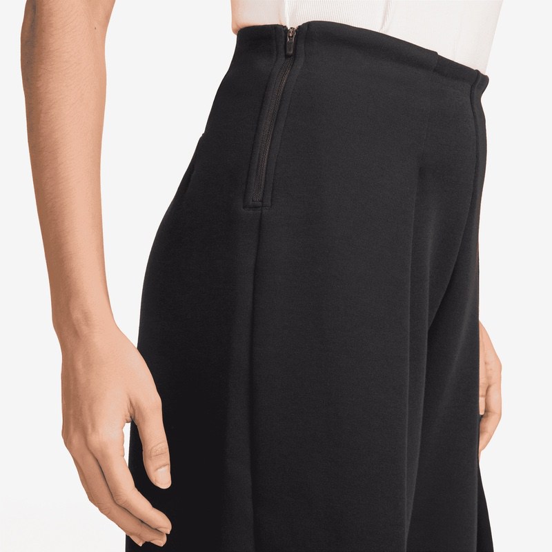 Pantaloni Nike W NSW TCH FLC HR PLT PANT WIDE