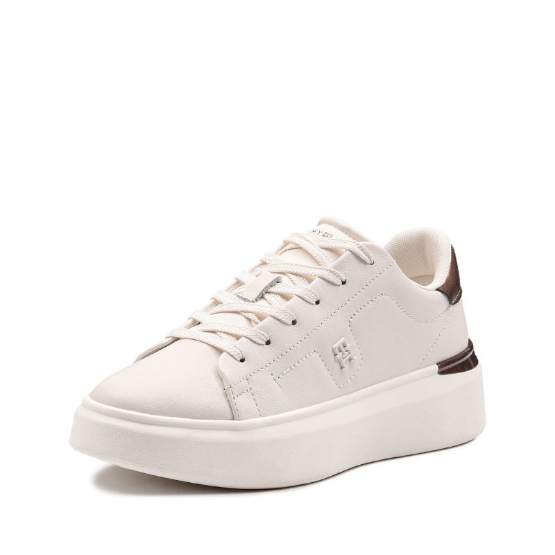 Pantofi sport Tommy Hilfiger CHIC PLATFORM SNEAKER GOLD