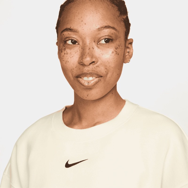 Bluza Nike W NSW PHNX FLC OS LONG CREW