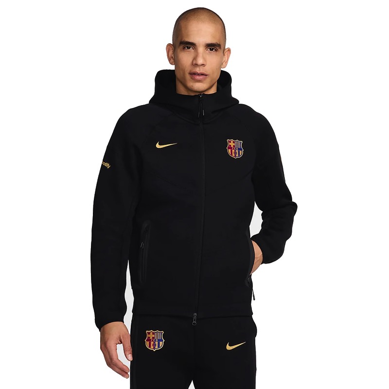 Poze Bluza cu fermoar Nike FCB M NK TCH FLC FZ WR HDY various-brands.ro
